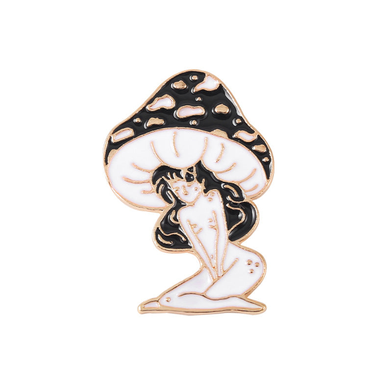 Cute Mushroom Girl Pins