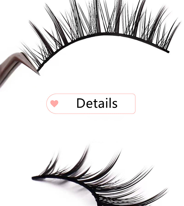 Natural Curled A-type False Eyelashes