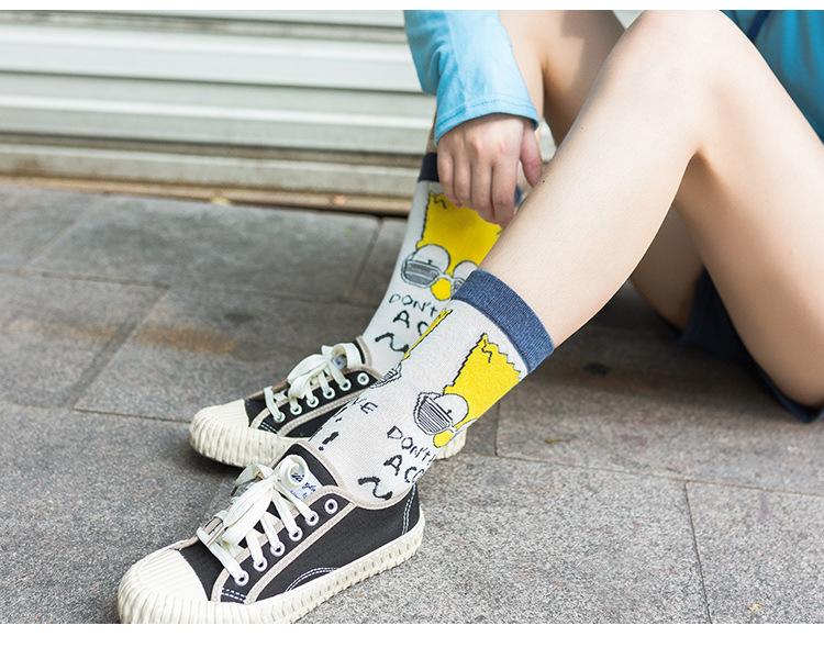 Cartoon Banana Anime Socks