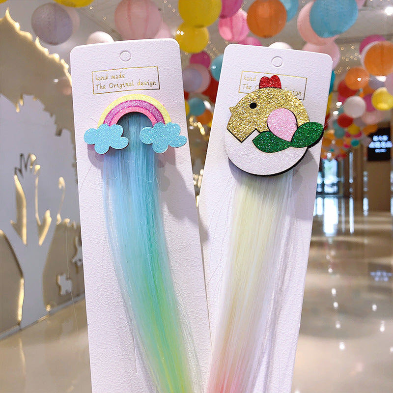 Cute Unicorn Wig Hair Clip