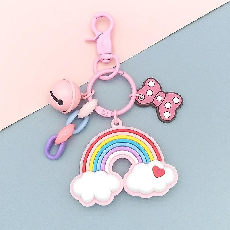 Kawaii Rainbow Keychain