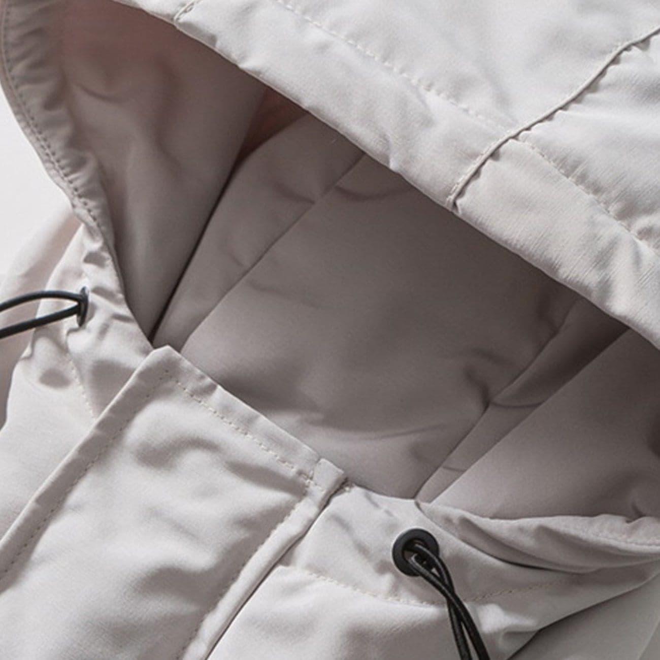 Multi-pocket Reflective Down Jacket