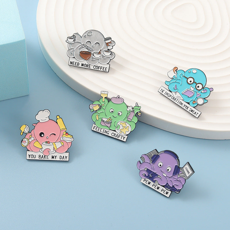 Cute Octopus Pins