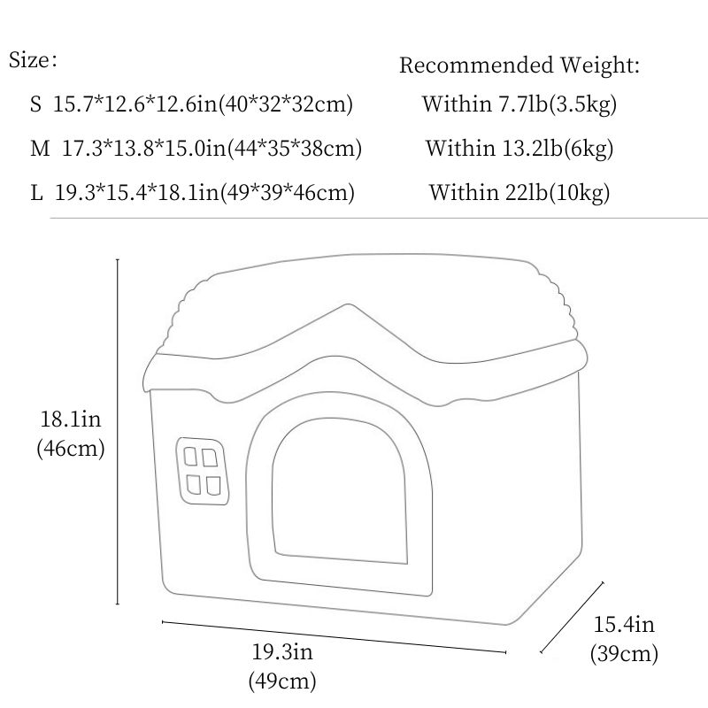 Castle House Cat Bed