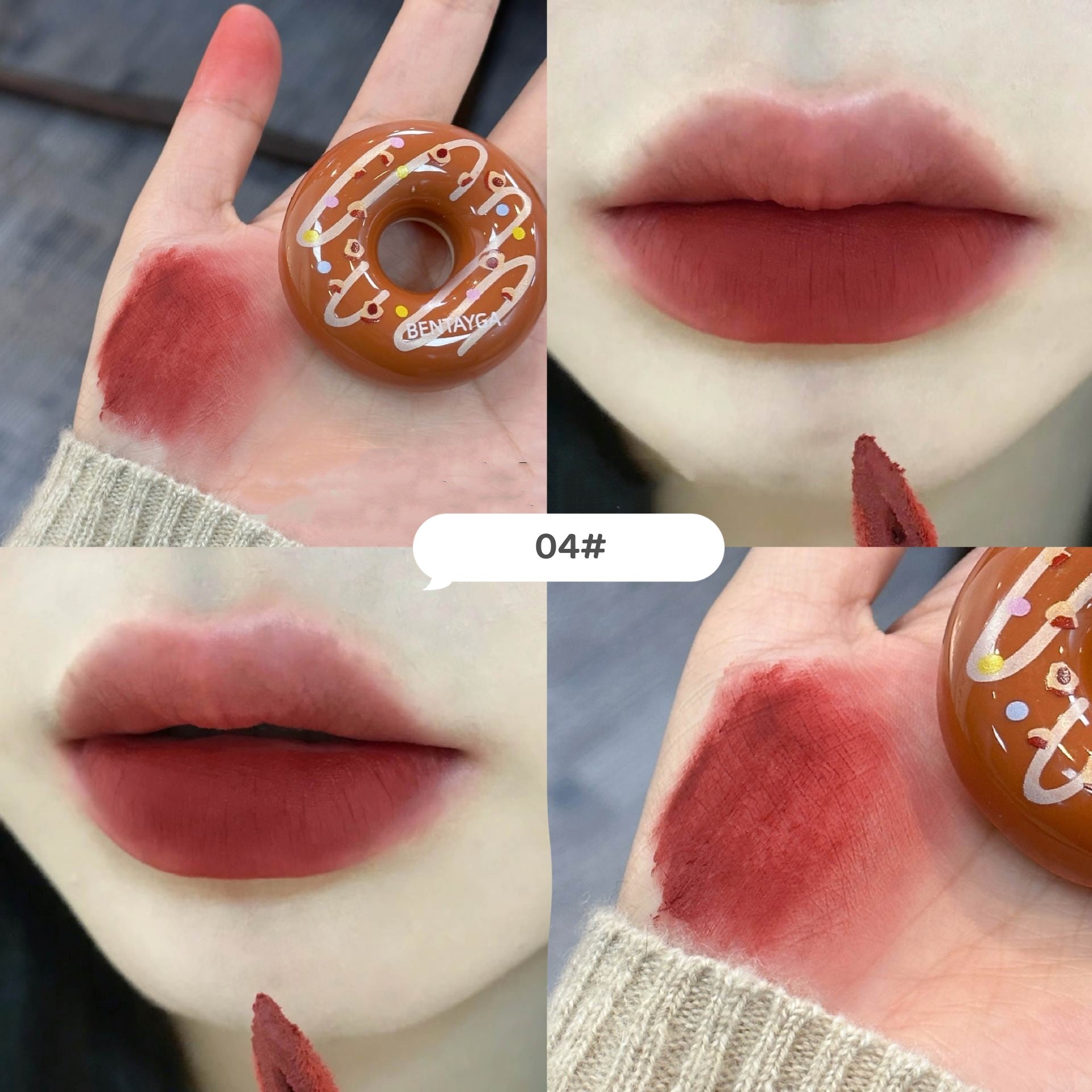 Cute Donut Matte Lip Gloss