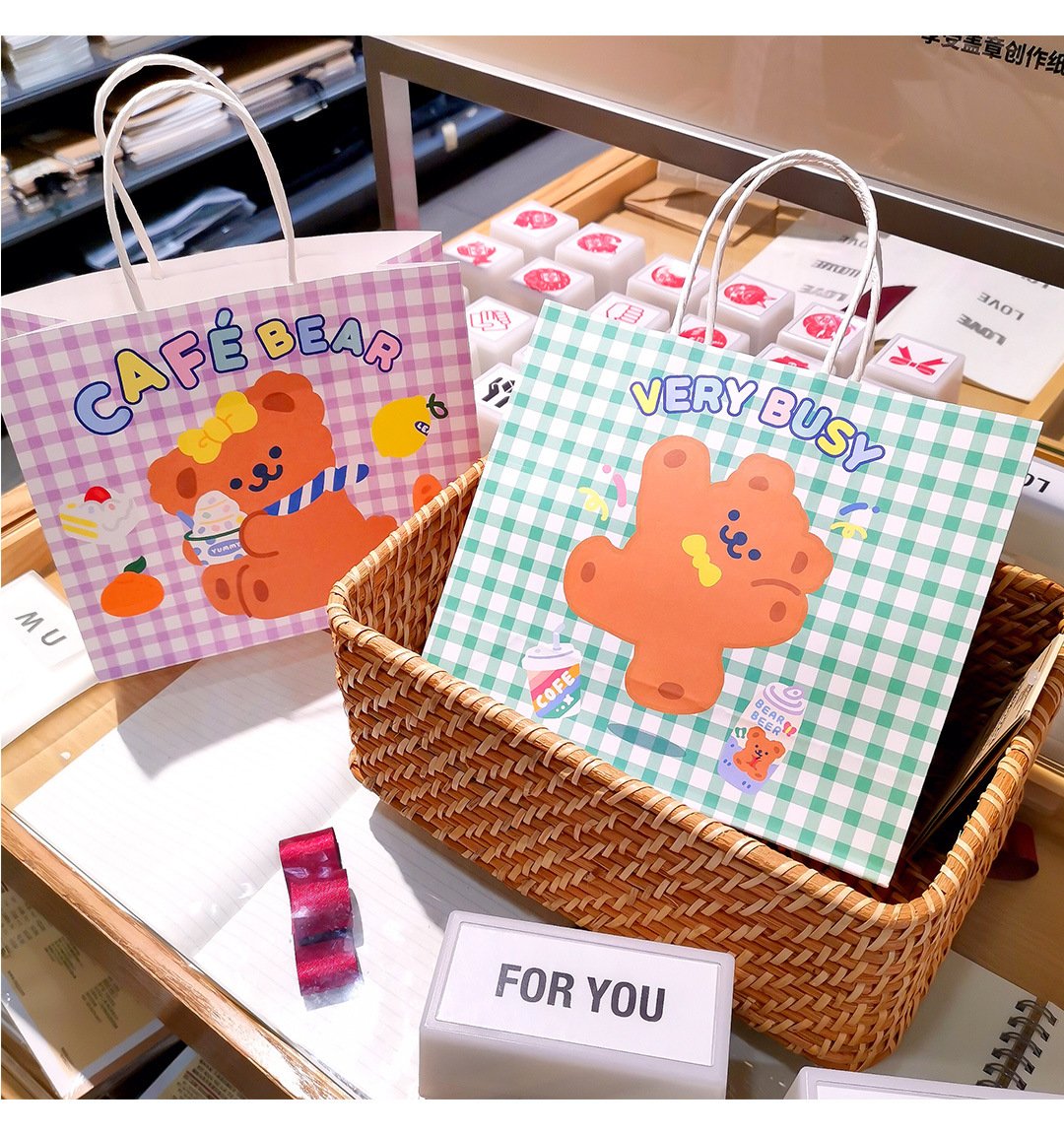 Bonjour Bear Gift Bags