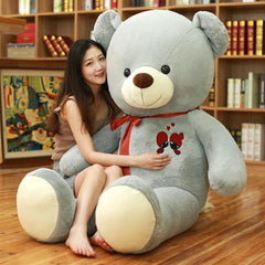 60-100CM Large Teddy Bear Plush Toy Lovely Giant Bear Huge Stuffed Soft Animal Dolls Kids Toy Birthday Gift For Girlfriend Lover