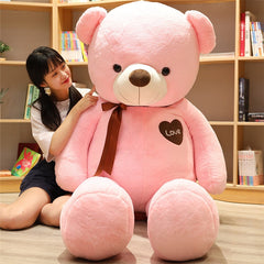 60-100CM Large Teddy Bear Plush Toy Lovely Giant Bear Huge Stuffed Soft Animal Dolls Kids Toy Birthday Gift For Girlfriend Lover