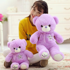 60/80/100cm New Lovely High Quality  Teddy Bear with Scarf Stuffed Animals Bear Plush Toys Hug Doll Kids Girl Birthday Gift