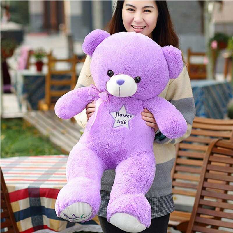 60/80/100cm New Lovely High Quality  Teddy Bear with Scarf Stuffed Animals Bear Plush Toys Hug Doll Kids Girl Birthday Gift