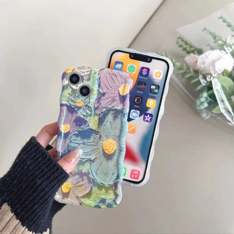 Brilliant Oil Painting Flower Phone case