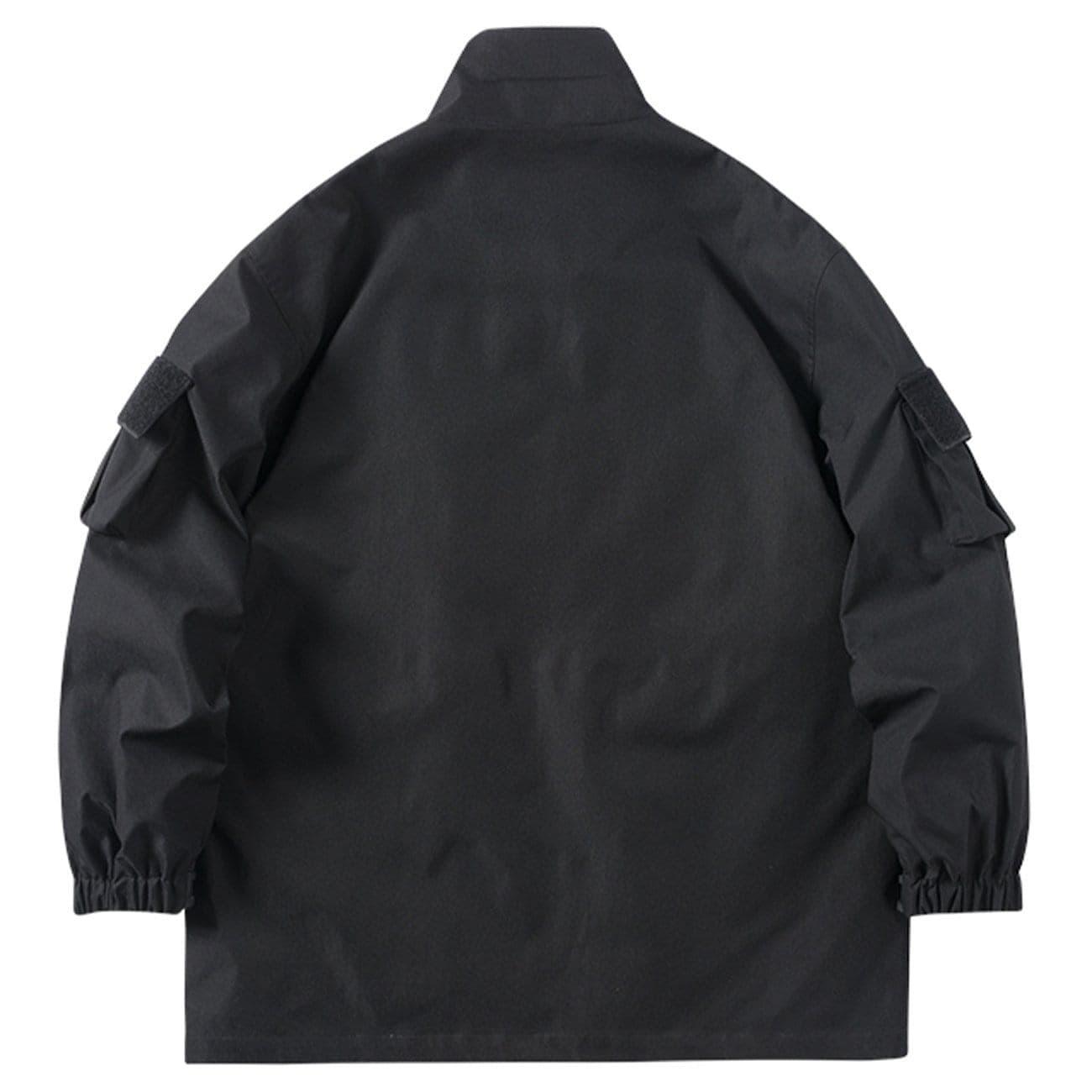 Functional Irregular Pocket Jacket