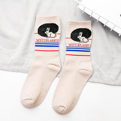 White Rabbit Cotton Socks