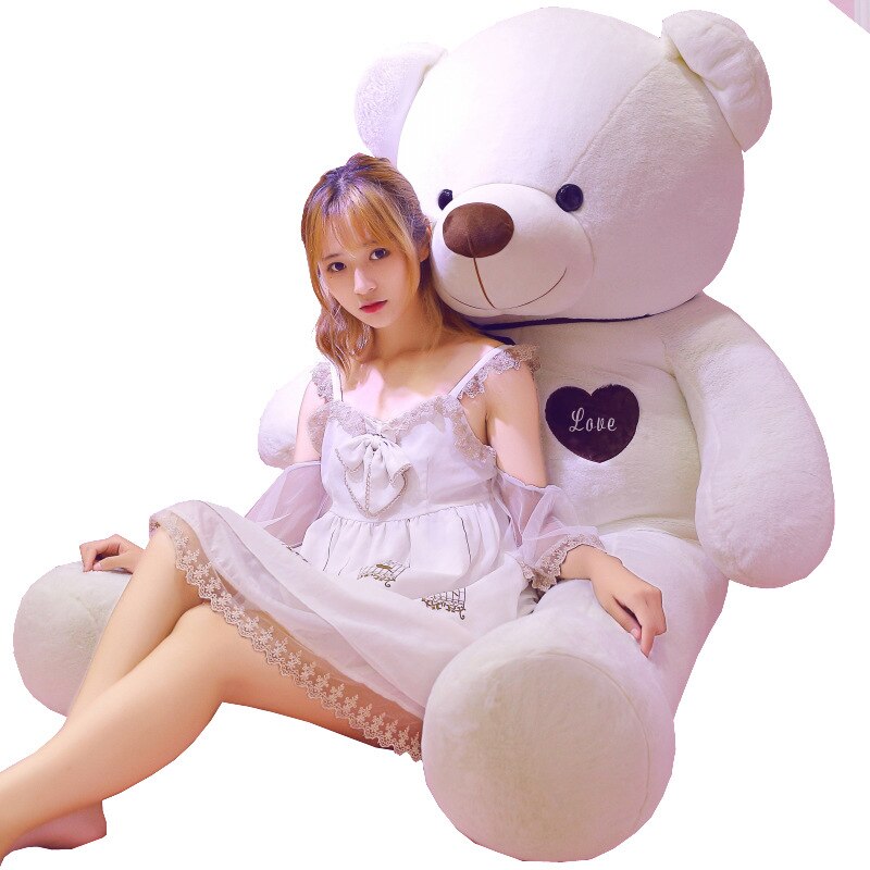 60cm-200cm Giant Teddy Bear Plush Toys Soft Teddy BearPopular Birthday Valentine Gifts For Girls Kids