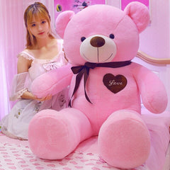 60cm-200cm Giant Teddy Bear Plush Toys Soft Teddy BearPopular Birthday Valentine Gifts For Girls Kids