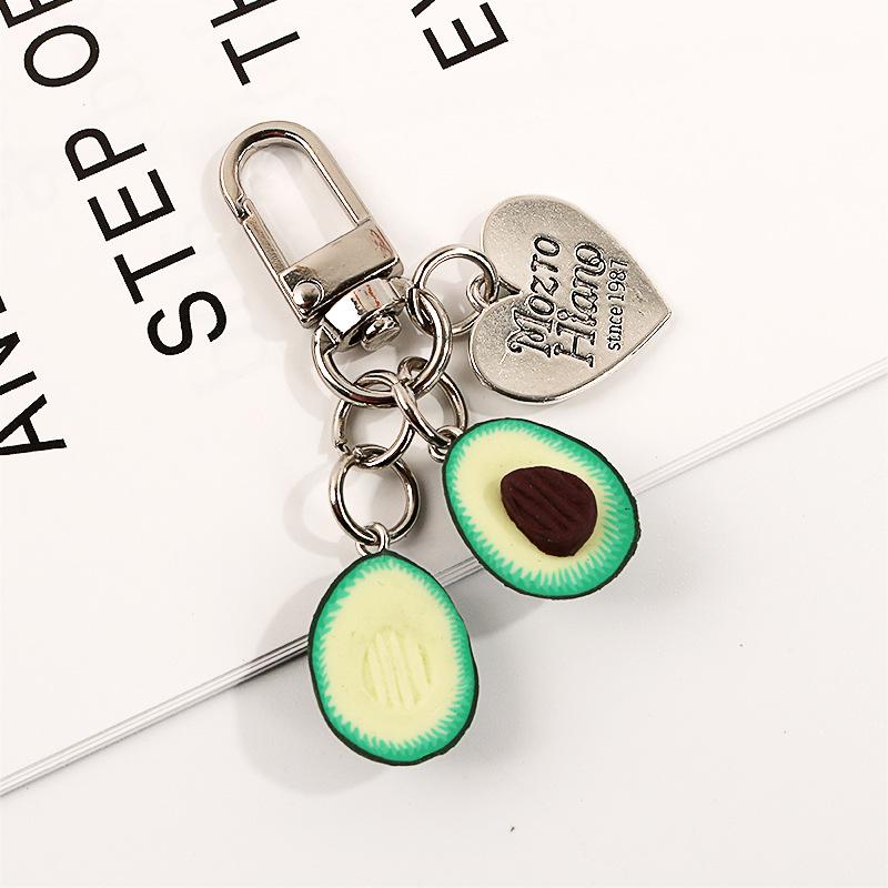 Kawaii Avocado Keychain