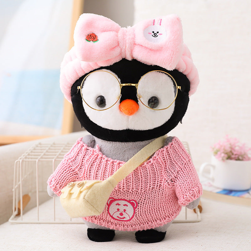 Kawaii Dress Up Penguin Family Plushie