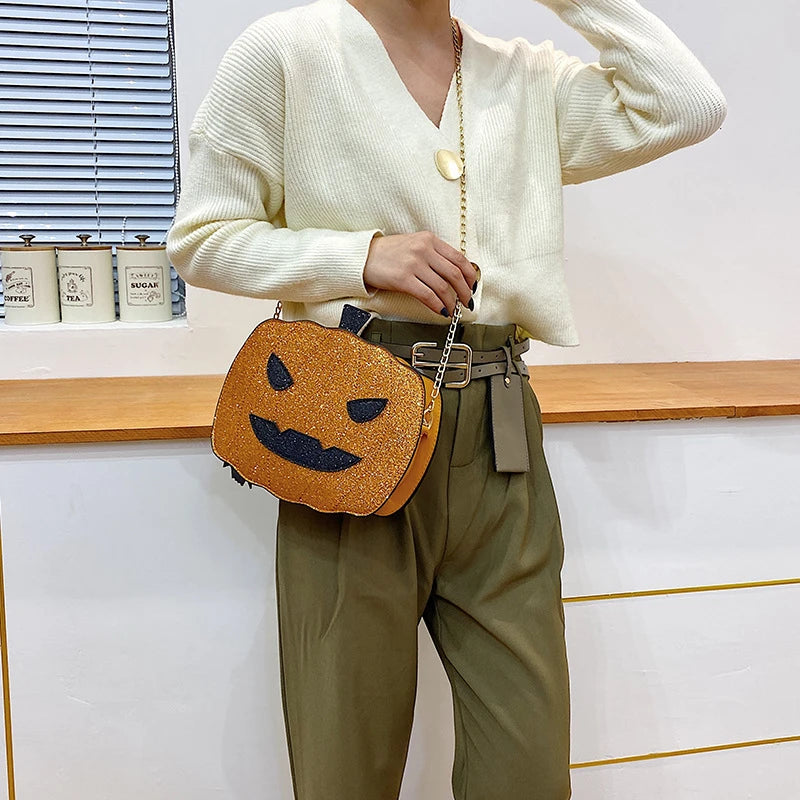 Spoof Pumpkin Shoulder Bag