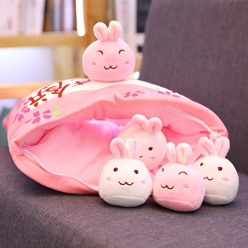 A Bag Of 8pcs Rabbit Soft Plush Toy