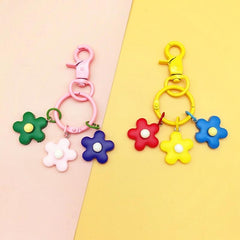 Cute Flower Colorful Keychain