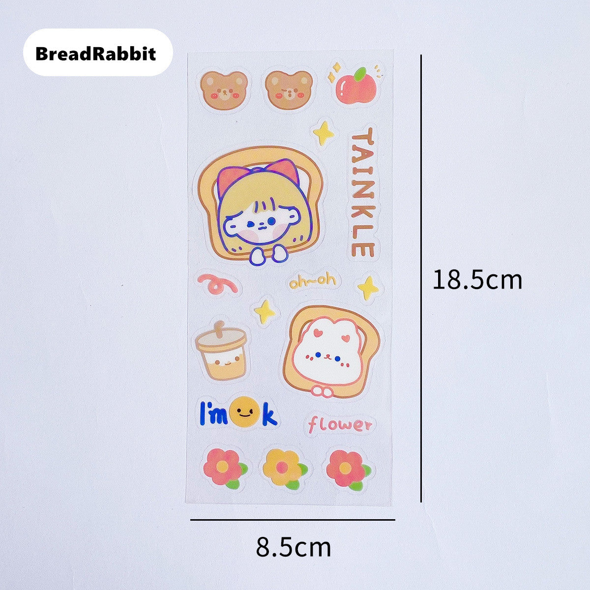 Cute Transparent PVC Sticker