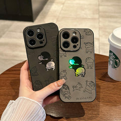 Kawaii Cartoon Fun Laser Gradient Phone Case