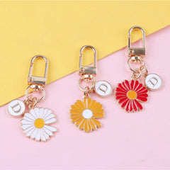 Kawaii Daisy Flower Keychain