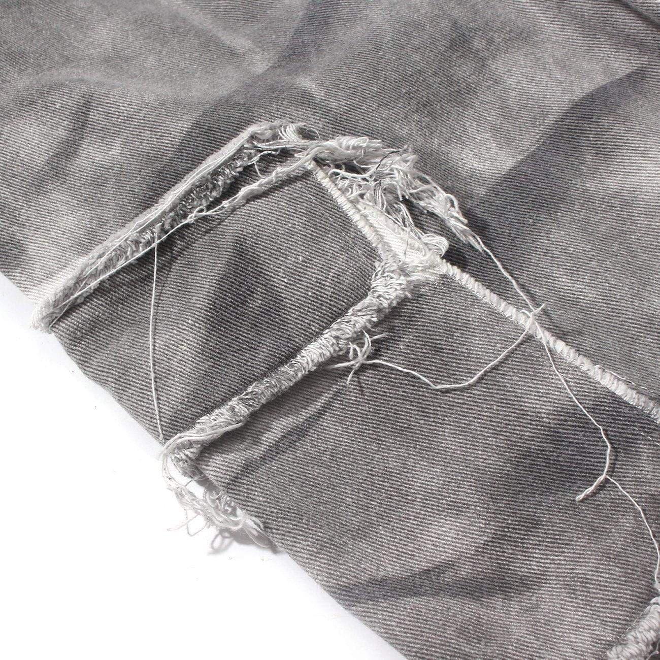 Vintage Washed Frayed Jeans