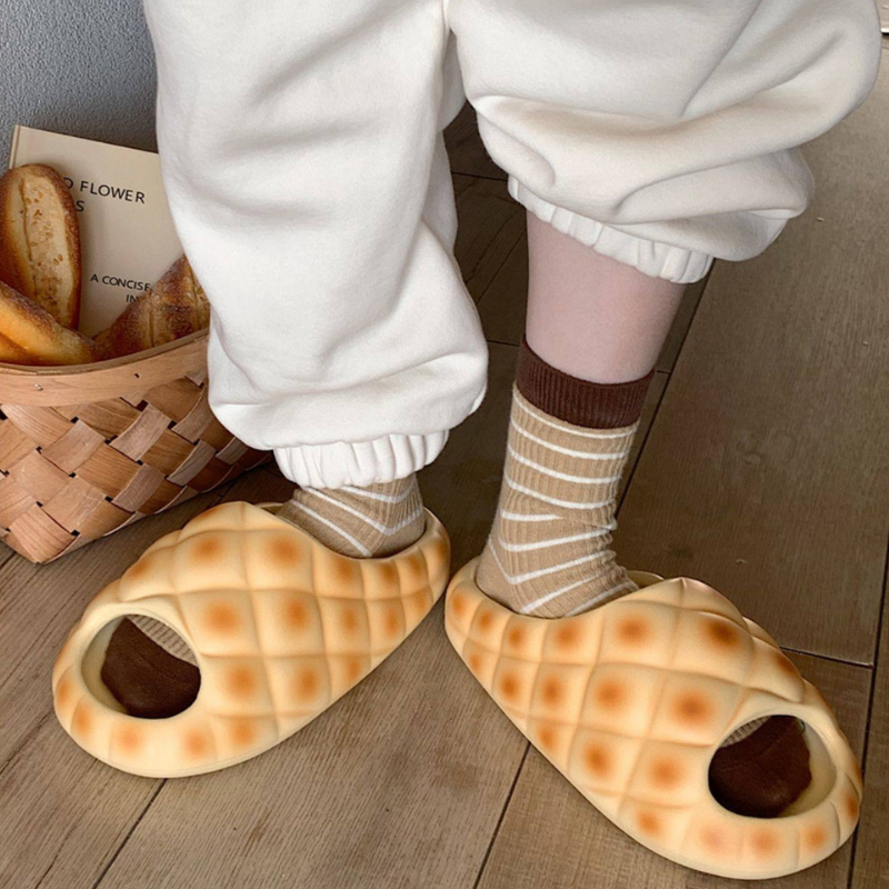 Kawaii Pineapple Bun Slippers