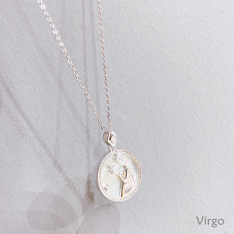 Constellation White Fritillary Necklace