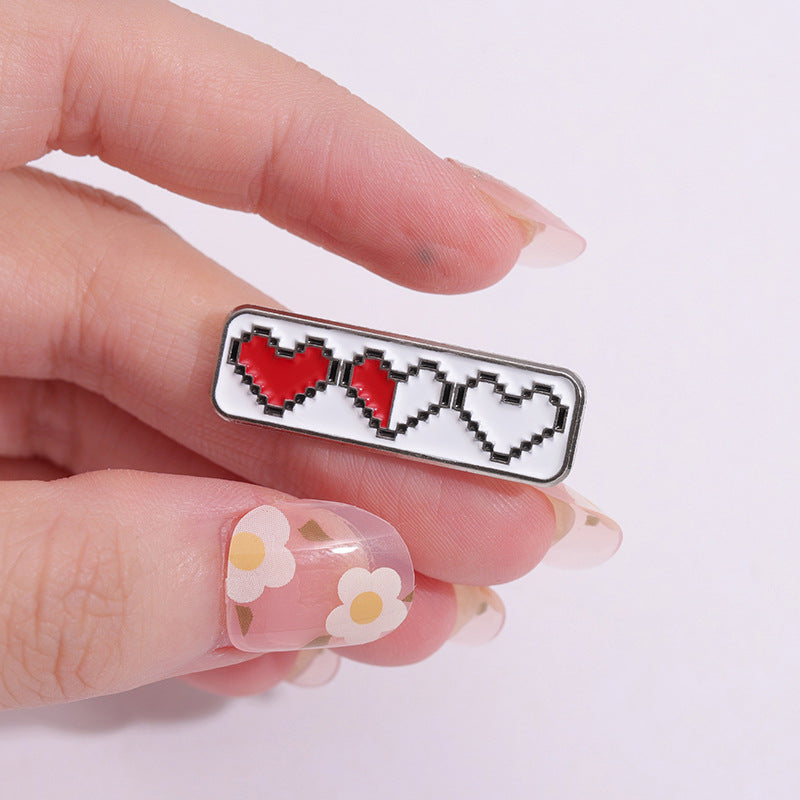 Creative Cute Love Blood Bar Shaped Pins