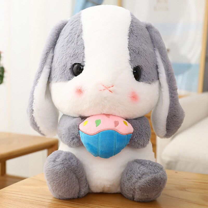 65cm large Cute Soft Lop Rabbit Plush Toy Pink Stuffed Plush Rabbit Doll Graduation Birthday Christmas Girl Kids Children Gift