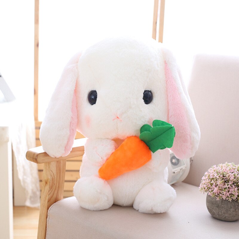 65cm large Cute Soft Lop Rabbit Plush Toy Pink Stuffed Plush Rabbit Doll Graduation Birthday Christmas Girl Kids Children Gift