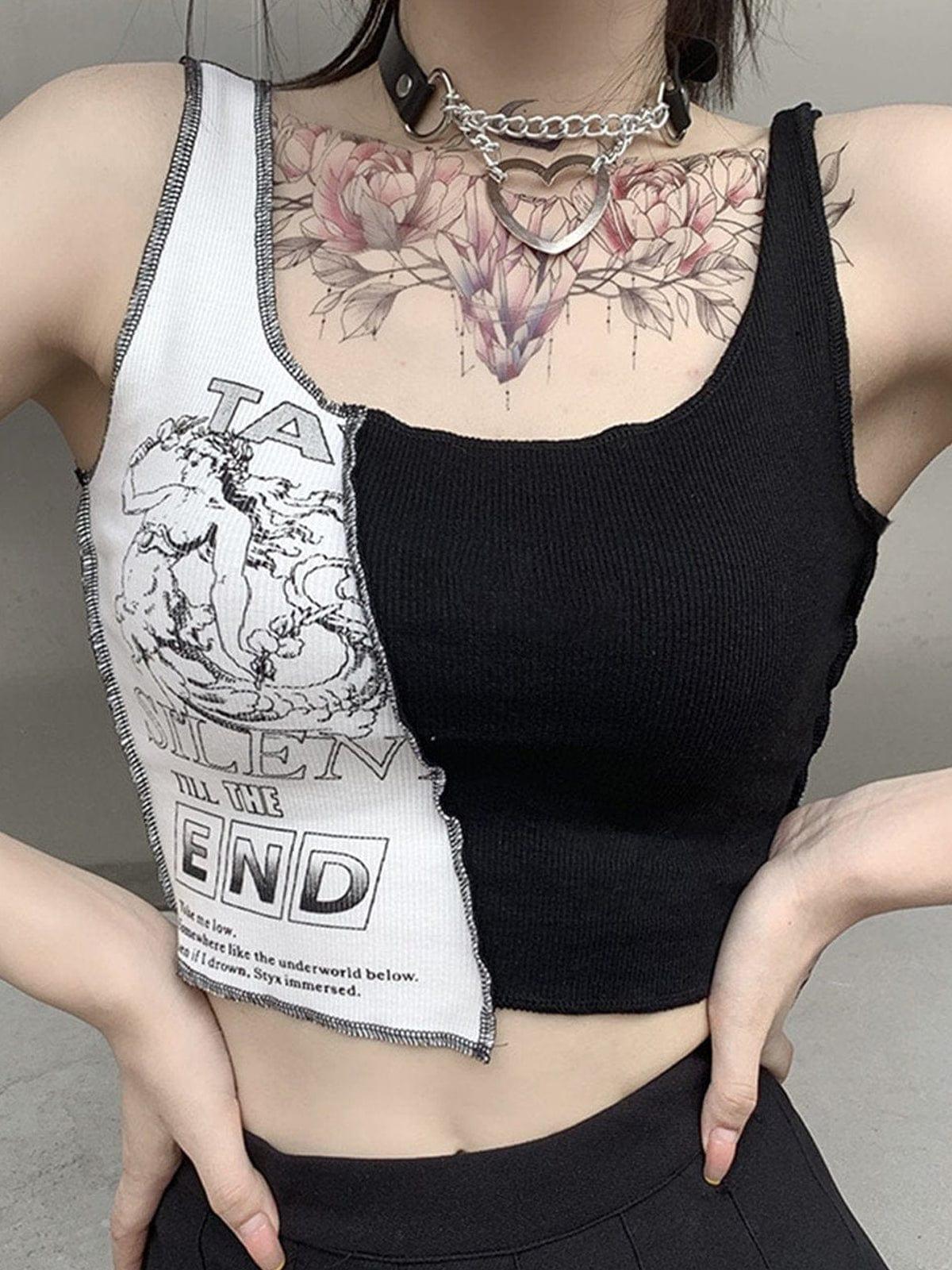 Patchwork Letters Vest