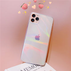 Bubble Rainbow Laser Phone Case