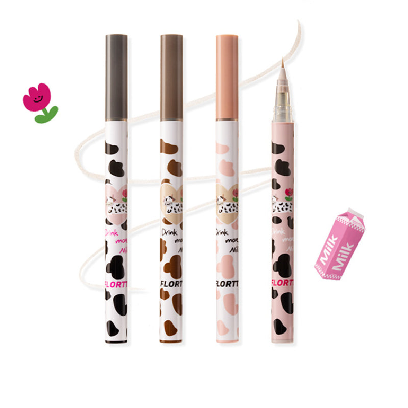 Floral Cow Silkwormpen Eyeliner