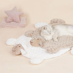 Kawaii Sheep-shaped Pet Bed Mat