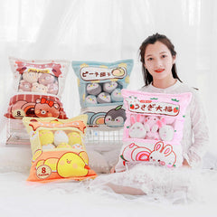 A Bag Of 8pcs Soft Plush Toy