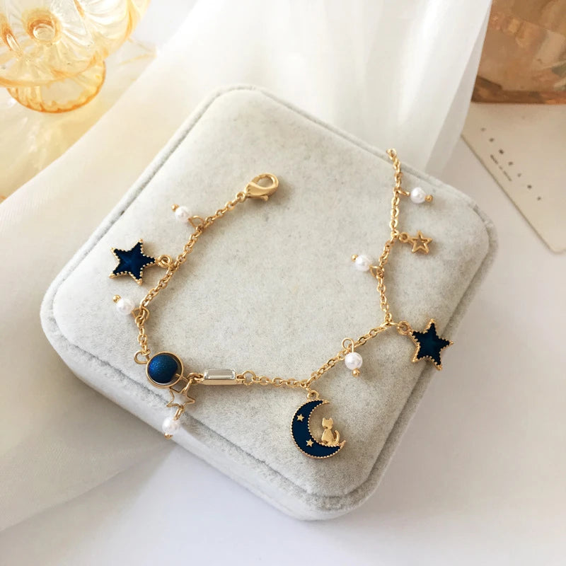 Star And Moon Bracelet