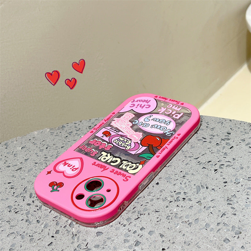 Pink Girl Love Graffiti Phone Case