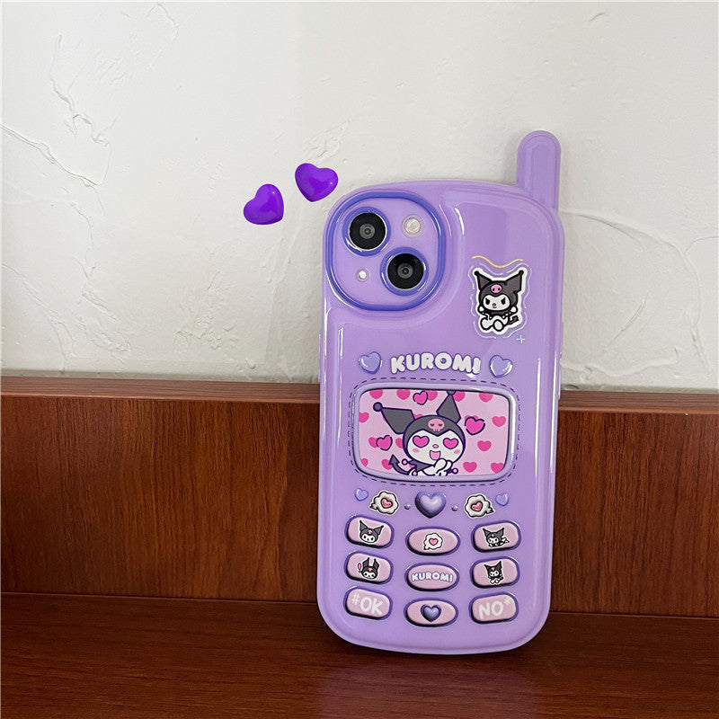 Creative Cartoon Purple Phone Case