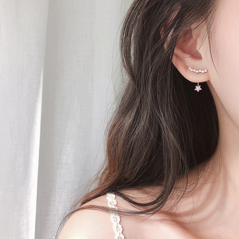 Kawaii Star Two-way Earrings