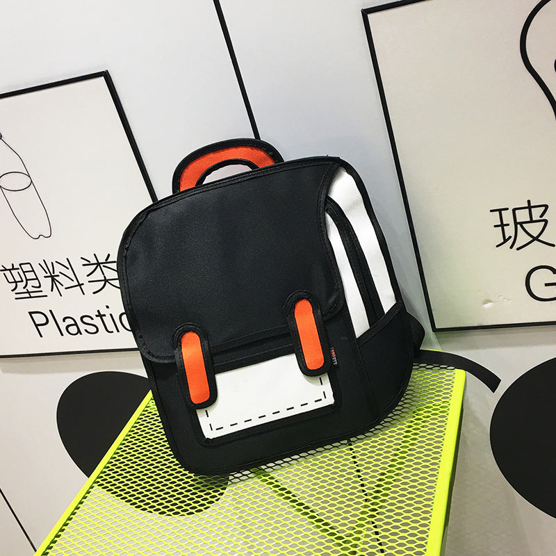 2D Drawing Anime 3D Visual Backpack