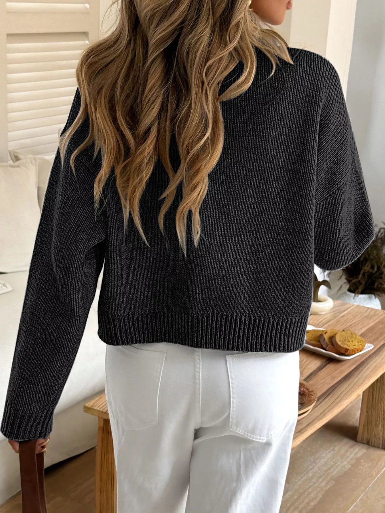 Button-Down Knit Cardigan