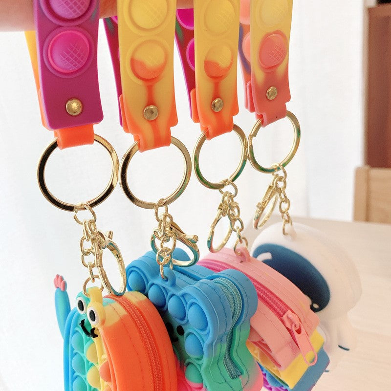 Cute Cactus Bag Keychain