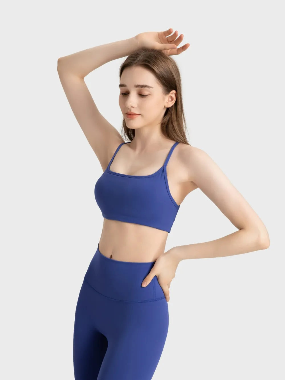 Crisscross Back Cami with Detachable Chest Pads