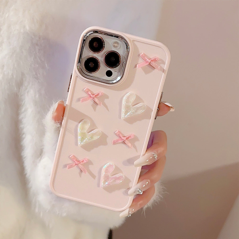 Pink Love Bow Phone Case