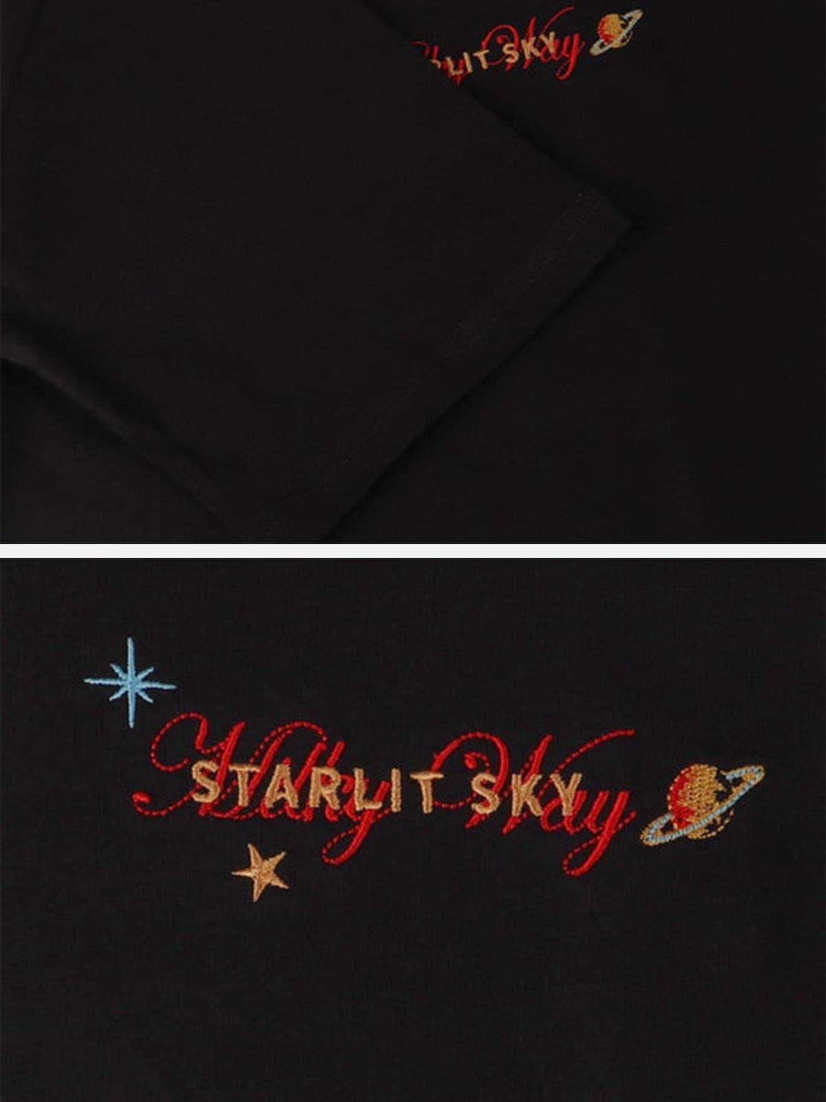 "Starry Embroidery" Tee