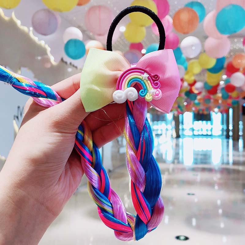 Kids Ponytail Holder Rubber Bands Fashion Hair Accessories