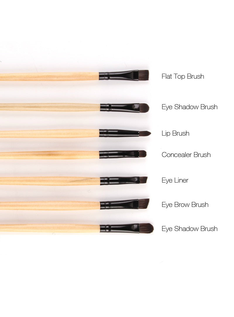 32Pcs Print Logo Makeup Brushes Professional